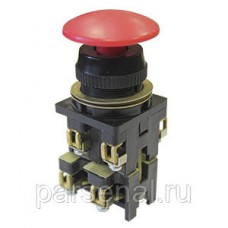 ВК30-10-22130-54 У2, красный, 2з+2р, гриб без фиксации, IP54, 10А. 660В, выключатель кнопочный  (ЭТ)