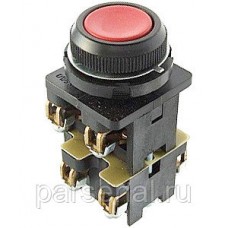 КЕ-012 У3 исп.2, красный, 3з+1р, цилиндр, IP40, 10А, 660В, выключатель кнопочный  (ЭТ)