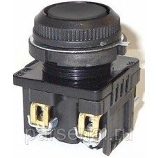 КЕ-181 У2 исп.3, черный, 2р, цилиндр, IP54, 10А ,660В, выключатель кнопочный  (ЭТ)