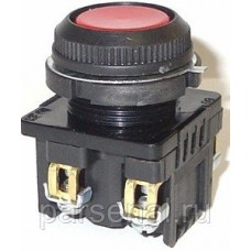 КЕ-181 У2 исп.4, красный, 1з, цилиндр, IP54, 10А ,660В, выключатель кнопочный  (ЭТ)