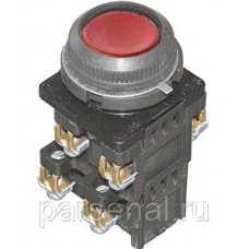 КЕ-182 У2 исп.1, красный, 4з, цилиндр, IP54, 10А, 660В, выключатель кнопочный  (ЭТ)